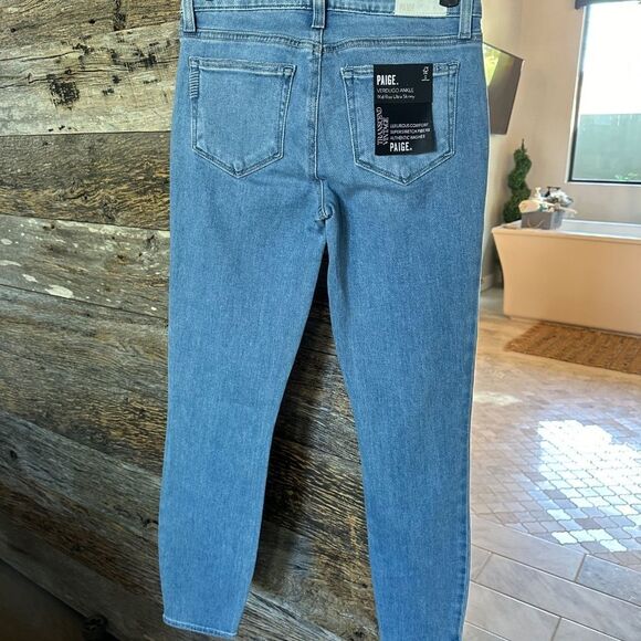 PAIGE Verdugo Ankle Mid-Rise Ultra Skinny in Sensational - Picture 3 of 9